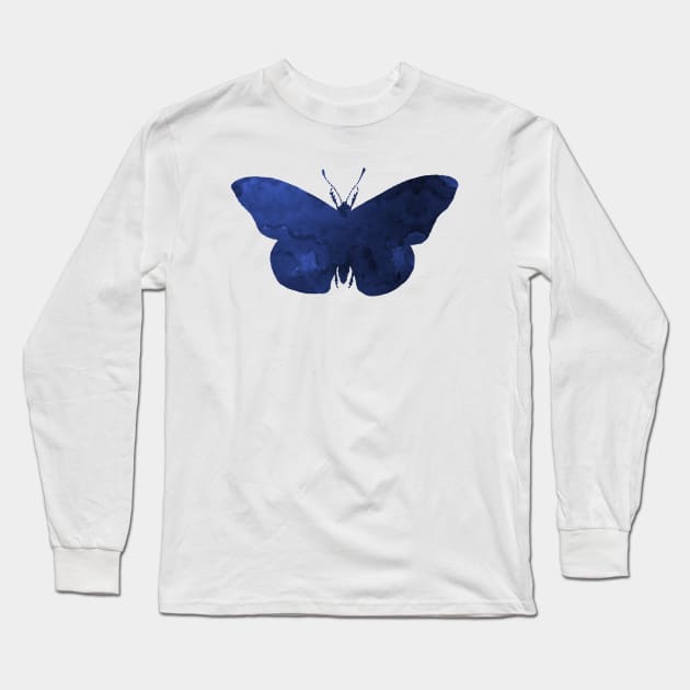 Butterfly Long Sleeve T-Shirt by BittenByErmines